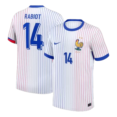 RABIOT #14 France Euro Away Soccer Jersey 2024 White - bestfootballkits