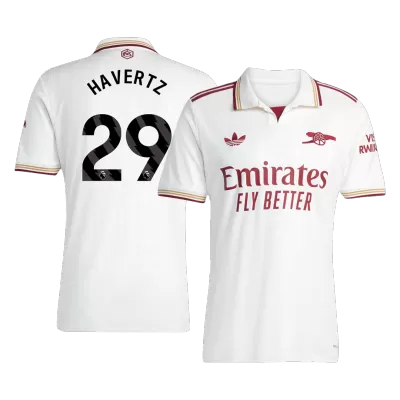 HAVERTZ #29 Arsenal Third Away Soccer Jersey 2025/26 White - bestfootballkits