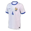 UPAMECANO #4 France Euro Away Soccer Jersey 2024 White - bestfootballkits