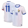 OLISE #11 France Euro Away Soccer Jersey 2024 White - bestfootballkits