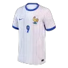 THURAM #9 France Euro Away Soccer Jersey 2024 White - bestfootballkits