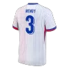 MENDY #3 France Euro Away Soccer Jersey 2024 White - bestfootballkits