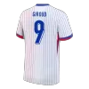 GIROUD #9 France Euro Away Soccer Jersey 2024 White - bestfootballkits