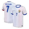 GRIEZMANN #7 France Euro Away Soccer Jersey 2024 White - bestfootballkits