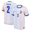 PAVARD #2 France Euro Away Soccer Jersey 2024 White - bestfootballkits