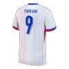 THURAM #9 France Euro Away Soccer Jersey 2024 White - bestfootballkits