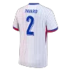 PAVARD #2 France Euro Away Soccer Jersey 2024 White - bestfootballkits