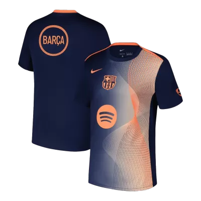 25/26 Club Barcelona Pe-Match Soccer Jersey Orange&Black - bestfootballkits