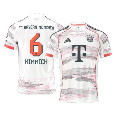 KIMMICH #6 Bayern Munich Away Soccer Jersey 2025/26 White - bestfootballkits