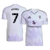 MOUNT #7 Manchester United Away Soccer Jersey 2025/26 White - bestfootballkits