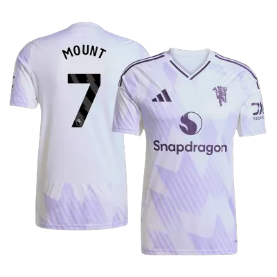 MOUNT #7 Manchester United Away Soccer Jersey 2025/26 White - bestfootballkits