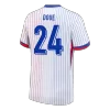 DOUE #24 France Euro Away Soccer Jersey 2024 White - bestfootballkits
