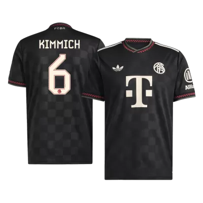 KIMMICH #6 Bayern Munich Third Away Soccer Jersey 2025/26 Black - bestfootballkits