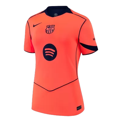 Women's Barcelona Third Away Soccer Jersey 25/26 Orange - bestfootballkits