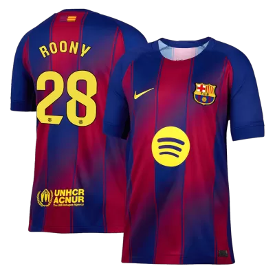 ROONY #28 Barcelona Home Soccer Jersey Shirt 2025/26 - bestfootballkits