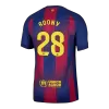 Player Version ROONY #28 Barcelona Soccer Home Jersey 2025/26 Red&Blue - bestfootballkits
