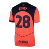 ROONY #28 Barcelona Third Away Soccer Jersey 2025/26 Orange - bestfootballkits