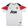 Retro 10/11 Manchester United Away Soccer Jersey White - bestfootballkits