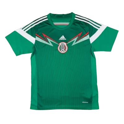 Retro 2014 Mexico Home Soccer Jersey Green - bestfootballkits
