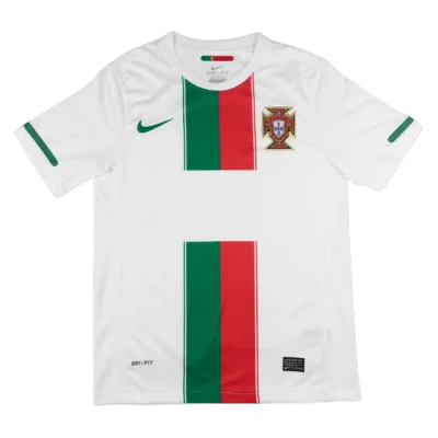 Retro 2010 Portugal Away Soccer Jersey White - bestfootballkits
