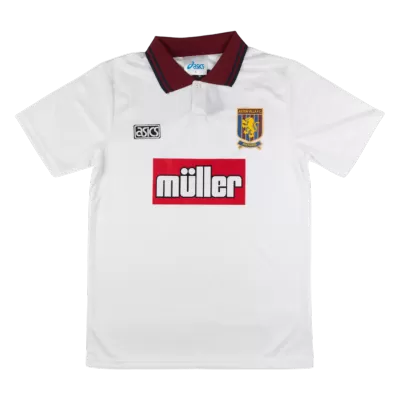 Retro 94/95 Aston Villa Third Soccer Jersey White - bestfootballkits