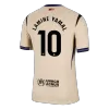Player Version LAMINE YAMAL #10 Barcelona Soccer Away Jersey 2025/26 Yellow - bestfootballkits