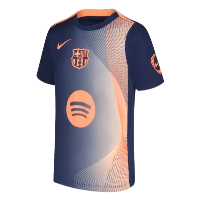 25/26 Club Barcelona Pe-Match Soccer Jersey Orange&Black - bestfootballkits