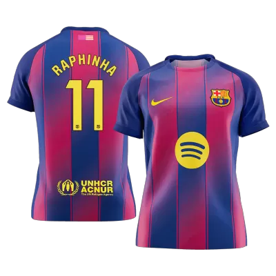 RAPHINHA #11 Barcelona Shirt Home 2025/26 - bestfootballkits