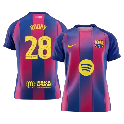 ROONY #28 Barcelona Home UCL Soccer Jersey Shirt 2025/26 - bestfootballkits