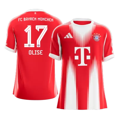 OLISE #17 Bayern Munich Home Soccer Jersey 2025/26 Red - bestfootballkits
