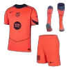Barcelona Third Away Soccer Jersey Kit(Jersey+Shorts+Socks) 2025/26 Orange - bestfootballkits