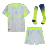 Manchester City Third Away Soccer Jersey Kit(Jersey+Shorts+Socks) 25/26 Gray - bestfootballkits