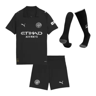 Manchester City Away Kids Jerseys Full Kit 2025/26 - bestfootballkits
