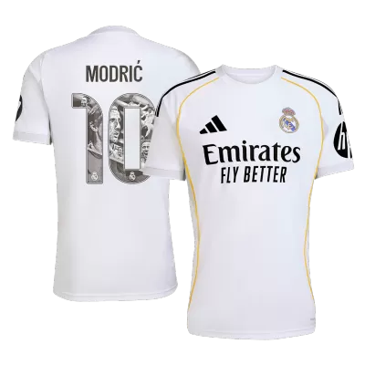 MODRIĆ Special #10 Real Madrid Home Soccer Jersey 2025/26 White - bestfootballkits