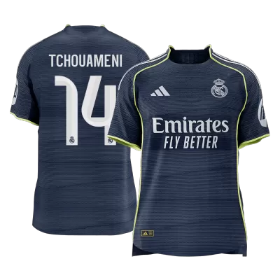 Player Version TCHOUAMENI #14 Real Madrid Soccer Away Jersey 2025/26 Navy - bestfootballkits