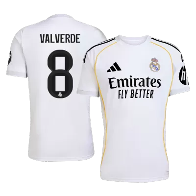 VALVERDE #8 Real Madrid Shirt Home 2025/26 - bestfootballkits