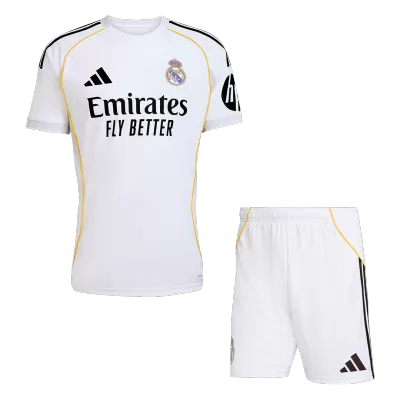 Real Madrid Home Soccer Jersey Kit(Jersey+Shorts) 2025/26 White - bestfootballkits