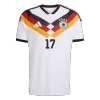 WIRTZ #17 Germany Soccer Home Jersey 2026 White - bestfootballkits