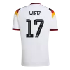 WIRTZ #17 Germany Home Soccer Jersey World Cup 2026 White - bestfootballkits