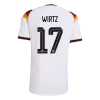 WIRTZ #17 Germany Soccer Home Jersey 2026 White - bestfootballkits