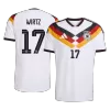 WIRTZ #17 Germany Soccer Home Jersey 2026 White - bestfootballkits
