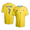 LUIS DíAZ #7 Colombia Home Soccer Jersey World Cup 2026 Yellow - bestfootballkits