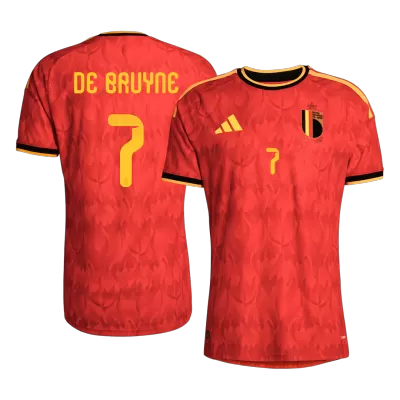 DE BRUYNE #7 Belgium Soccer Home Jersey 2026 Red - bestfootballkits