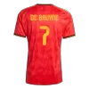 DE BRUYNE #7 Belgium Home Soccer Jersey World Cup 2026 Red - bestfootballkits