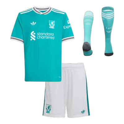 Liverpool Third Away Kids Jerseys Full Kit 2025/26 - bestfootballkits
