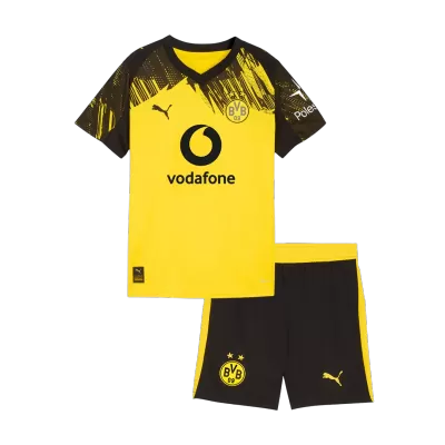 Borussia Dortmund Home Kids Jerseys Kit 2025/26 - bestfootballkits