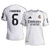 Player Version CAMAVINGA #6 Real Madrid Soccer Home Jersey 2025/26 White - bestfootballkits