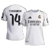 Player Version TCHOUAMENI #14 Real Madrid Soccer Home Jersey 2025/26 White - bestfootballkits