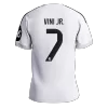 Player Version VINI JR. #7 Real Madrid Soccer Home Jersey 2025/26 White - bestfootballkits