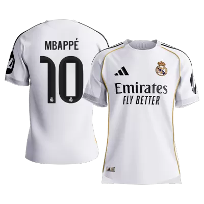 Player Version MBAPPÉ #10 Real Madrid Soccer Home Jersey 2025/26 White - bestfootballkits